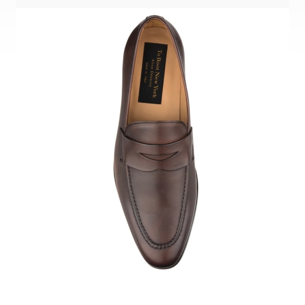 TO BOOT NEW YORK, ADAN DERRICK,TESORO DARK BROWN SIZE 10 1/2